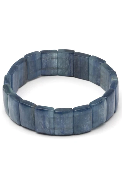 Kyanit Doğal Taş Bileklik 10 x 15 mm Özel Kesim - Resim 2