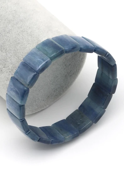 Kyanit Doğal Taş Bileklik 10 x 15 mm Özel Kesim ürün görseli