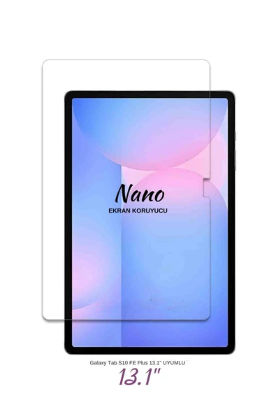 Galaxy Tab S10 FE Plus Uyumlu 13.1 inç Fuchsia Nano Ekran Koruyucu Ultra İnce Screen Protector ürün görseli 1