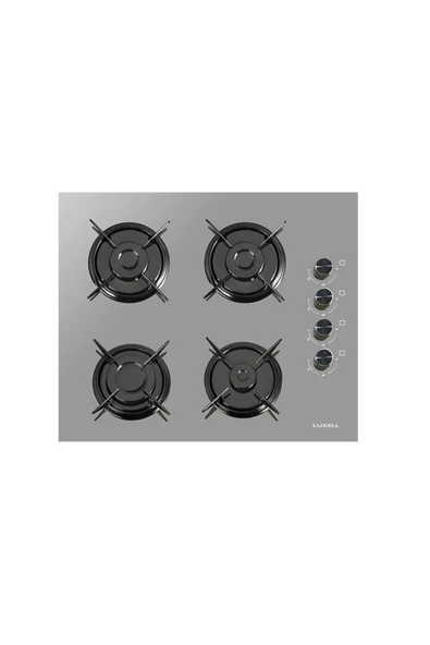 LUXELL PLATINIUM ANKASTRE SET METALIK GRI (A68-SGF3DDT FIRIN+OC88 OCAK+835 DAVLUMBAZ) - 2