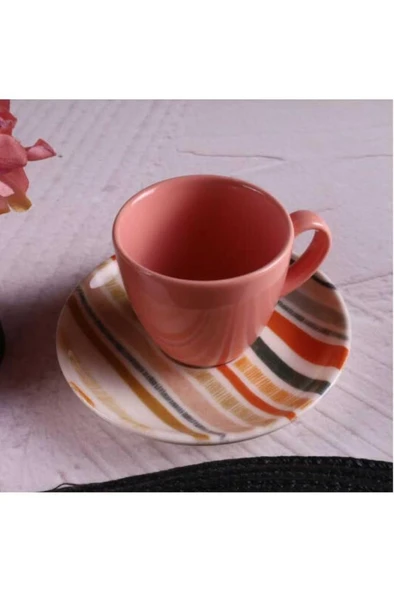 12 Parça 6 kişilik kahve takımı