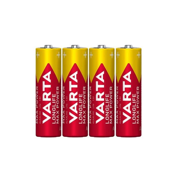 Varta Pil Longlife Max Power Alkaline 1.5V AA Mignon 4 lü - 2