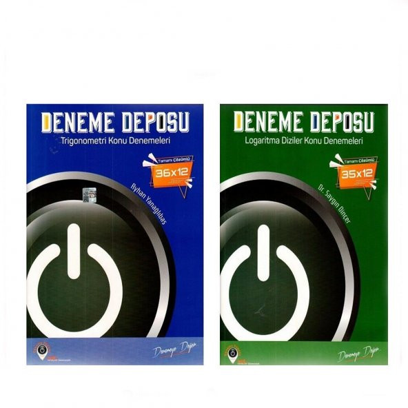 Deneme Deposu AYT Trigonometri ve Logaritma Konu Denemeleri Seti 2 Kitap