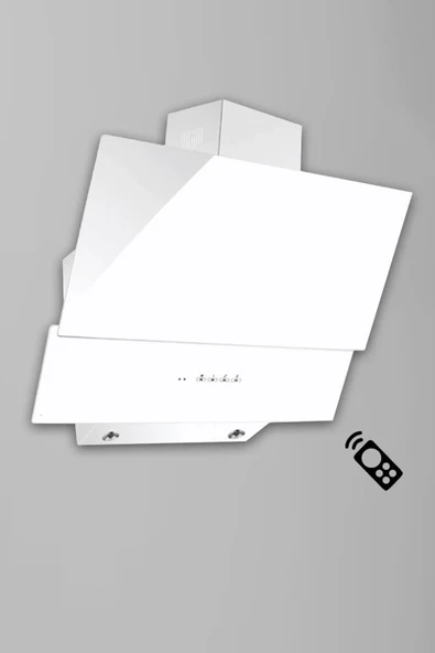 Alveus Mod 3000 60 cm Beyaz Cam Davlumbaz - 2