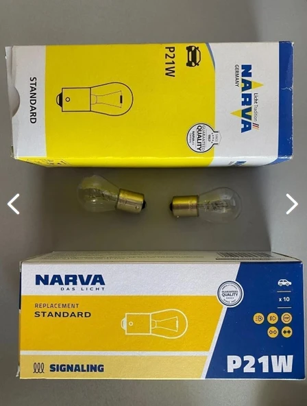 Narva 12v 93 P21w Stop Sinyal Ampulü Tek Duy (10 Adet) 17635 - 2