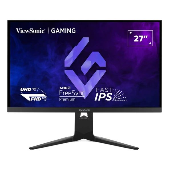 ViewSonic XG275D1-4K 27" 160Hz 0.5Ms HDMI+DP+USB-C HDR UHD G-Sync FreeSync IPS Vesa Monitör ürün görseli 1