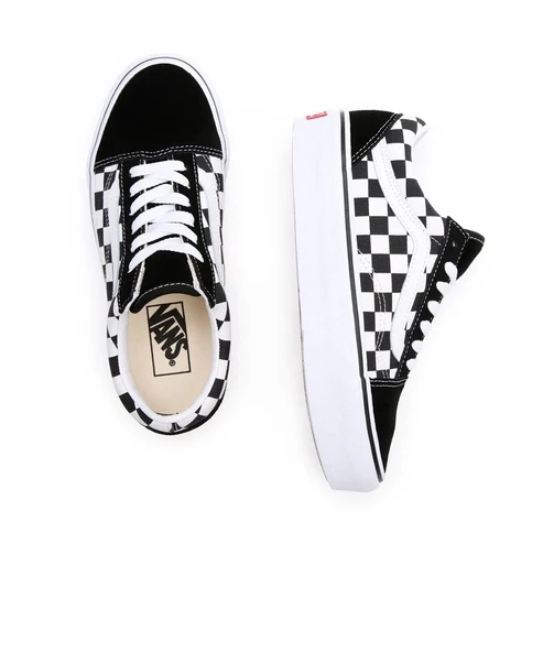 Vans Ua Old Skool Platform Kadın Siyah Sneaker VN0A3B3UHRK1 - 4