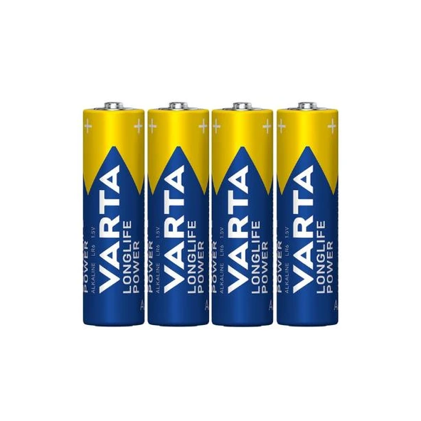 Varta Pil Longlife Power Alkaline 1.5V AA Mignon 4 lü - 2