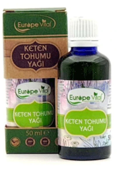 EUROPE VİTAL KETEN TOHUMU YAĞI 50 ML