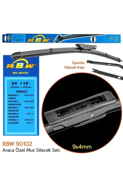 Rbw 90102 Renault Megane 2 Sedan/hb 2006-2008 Ön Silecek Takımı - Resim 2