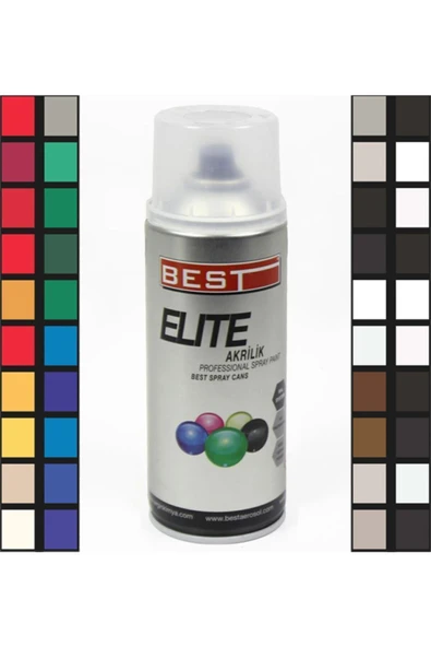 Elite Trafik Sarı 1023 Akrilik Hızlı Kuruyan Profesyonel Sprey Boya 400 Ml - 2