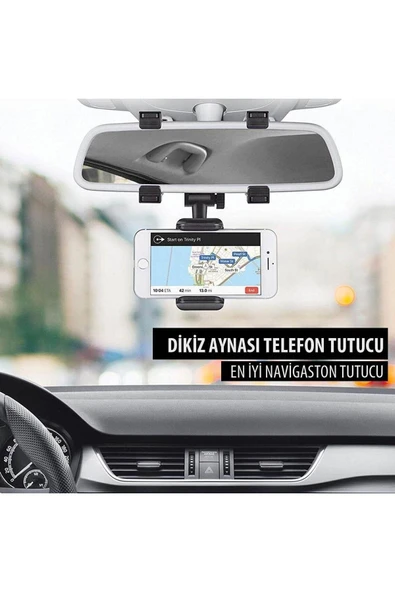 YAVAS OTO Carub Telefon Tutucu Dikiz Ayna Takılan - 3