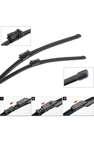 Rbw Opel Astra J Ön Ve Arka Silecek Seti (2009-2015) - Resim 2