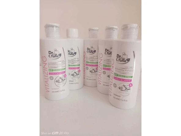 FARMASİ DR. C. TUNA 5'Lİ VITALIZING SARIMSAKLI ŞAMPUAN 225 ML