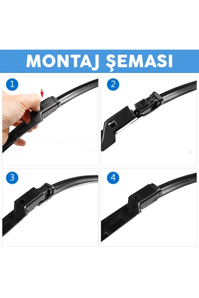 Rbw Muz Silecek Takımı Volkswagen Tiguan 2007-2015 ile uyumlu - Resim 4