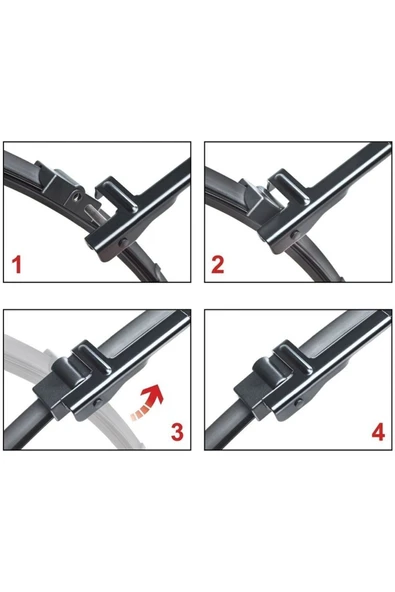 Rbw 90809 Bmw 3 Serisi Cabrio E93  2006-2009 Ön Silecek Takımı - Resim 3