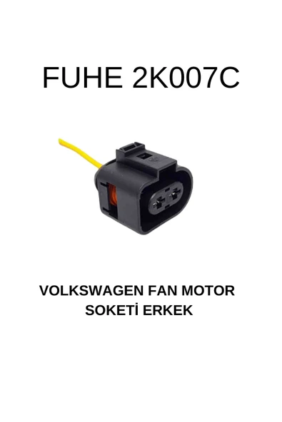 fuheoto Volkswagen Fan Motor Soketi Erkek ürün görseli