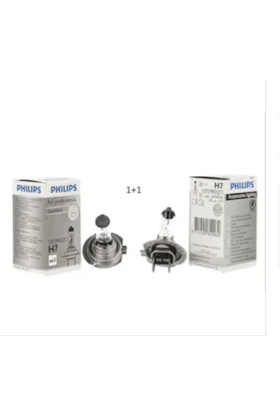 2 Adet H7 12v 55w Standart Ampul Phılıps - 2