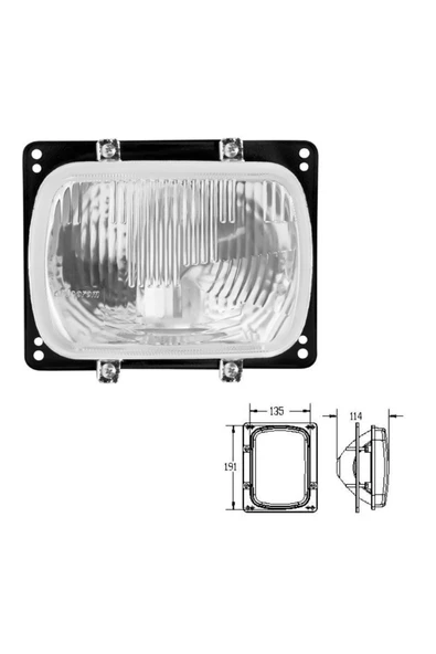 ÇERAY Fiat 55 - 46 Ön Far Komple Ön Park Sol Taraf 480 Fiat - 842111 - 4