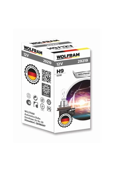 WOLFRAM Orjinal Far Ampulü H9