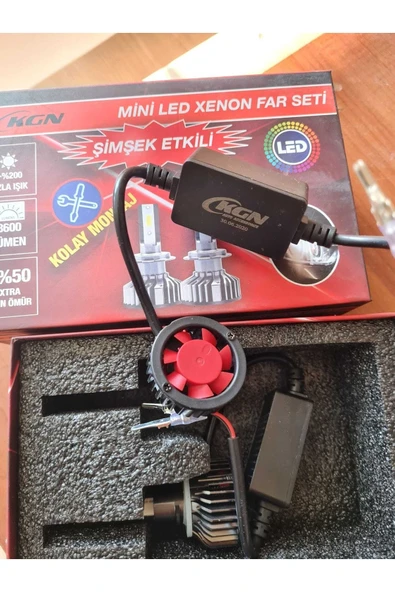 Kgn H27 Led Zenon Kısa Gövde 8600 Lümen Yurtpar Otomotiv Uyumlu - 2