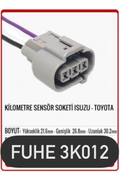 fuhe Fhe 3k012 Kilometre Sensör Soketi Isuzu-toyota
