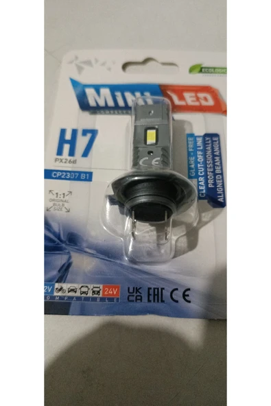 Photon H7 Mini COMPACT Led Oto Ampul Photon 2li Set 2ADET - 3