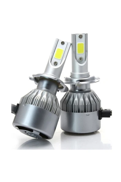 H3 Led Xenon Far Ampülü C6 Kasa Şimşek Etkili Beyaz Işık