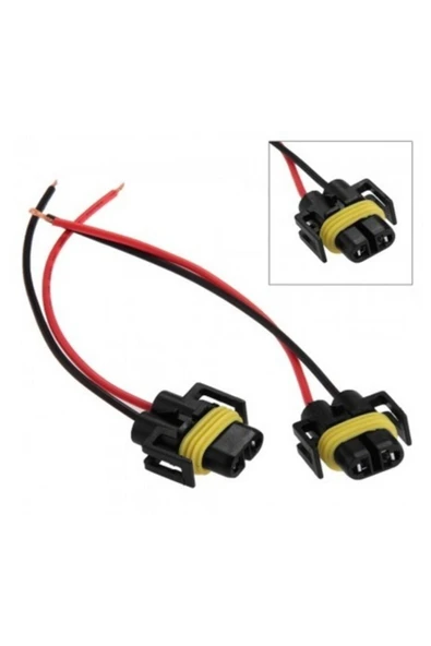 OWL H8 H9 H11 Kablolu Far Ampul Soketi 2 Adet - 2