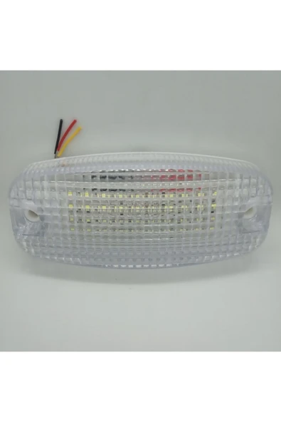 18 Ledli Polis Çok Amaçlı Led Lamba Beyaz 12v (2 Adet)
