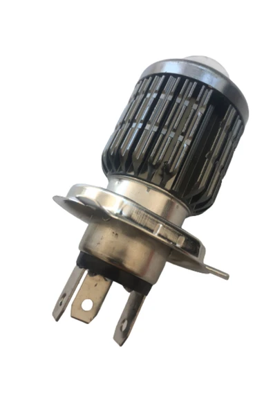 Carub Led Far Ampül Metal Gövde Füme Kasa H-4 Uzun Kısa Vardır Kısa Sarı Uzun Beyaz - 3