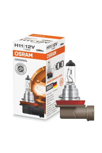 Osram 64211 - Ampul 12v 55w H11 Tek Flamanlı Far Ve Sis Ampulü