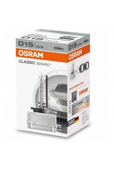 Osram 12V-85V XENON AMPUL D1S 35W 4300K