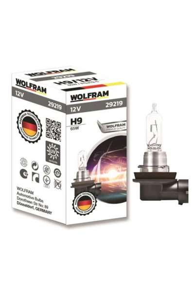 WOLFRAM AMPÜL H 9 STANDART ISIK 12V H9 65 PGJ19-5
