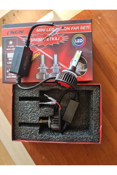 Kgn H27 Led Zenon Kısa Gövde 8600 Lümen Yurtpar Otomotiv Uyumlu