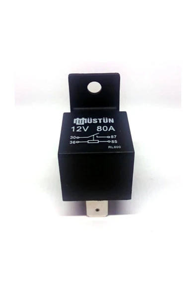 Üstün Mini Röle 12V 80A Güç Rölesi 4 Fişli Üstün Rl800 ürün görseli