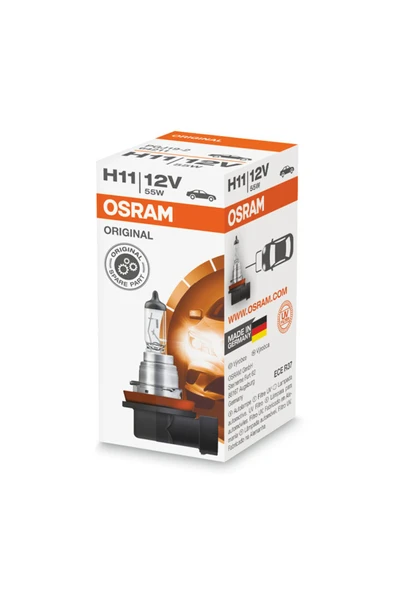 Osram 64211 - Ampul 12v 55w H11 Tek Flamanlı Far Ve Sis Ampulü - 2