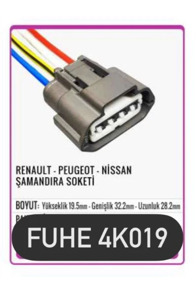fuhe Fhe 4k019 Renault-peugeot-nissan Şamandra Soketi
