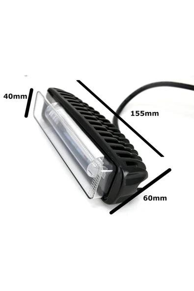 Adam Mavi Çizgi Forklift Güvenlik Lambası 12V - 24V 18W LED - Resim 5