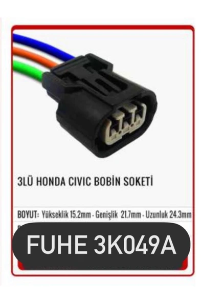 fuhe Fhe 3k049a 3lü Honda Cıvıc Bobın Soketi ürün görseli