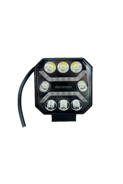 Çalışma Lambası Kare 9V-32V Exclusıve Seri Gündüz Sürüşlü (Beyaz-Beyaz