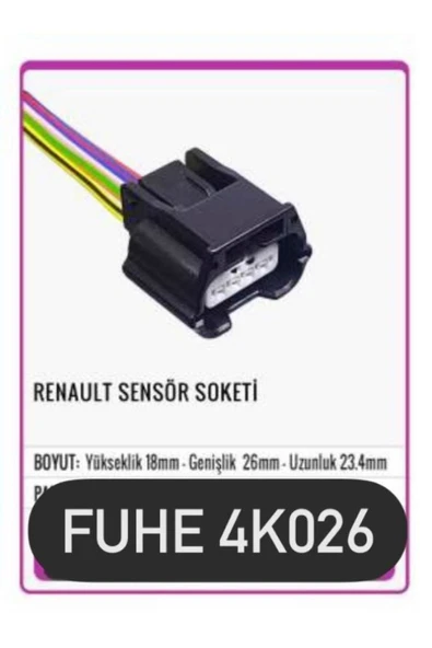 Fhe 4k026 Renault Sensör Soketi