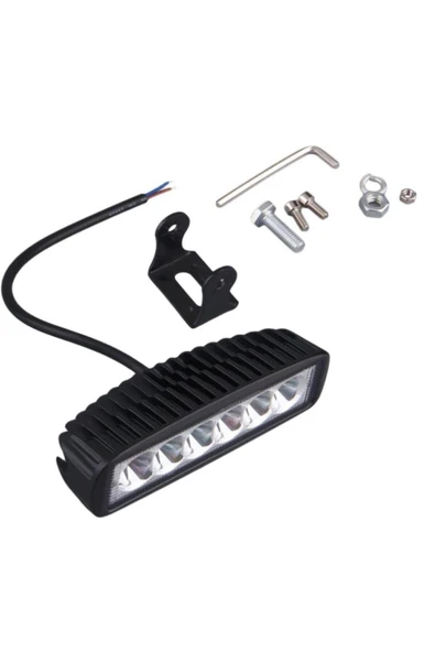 CRN Sis Farı Sis Ledi Motorsiklet Forklift 6 Ledli 12 Volt - 4