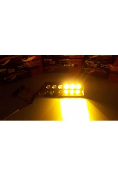 Kgn Araç Içi Vantuzlu Sarı - Beyaz 7 Modlu Çkr Lamba ürün görseli