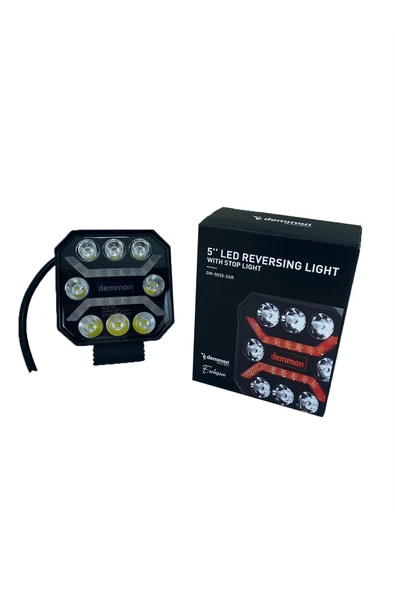 Çalışma Lambası Kare 9V-32V Exclusıve Seri Gündüz Sürüşlü (Beyaz-Beyaz - 3