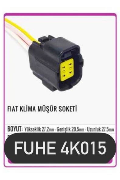 fuhe Fhe 4k015 Fiat Klima Müşür Soketi