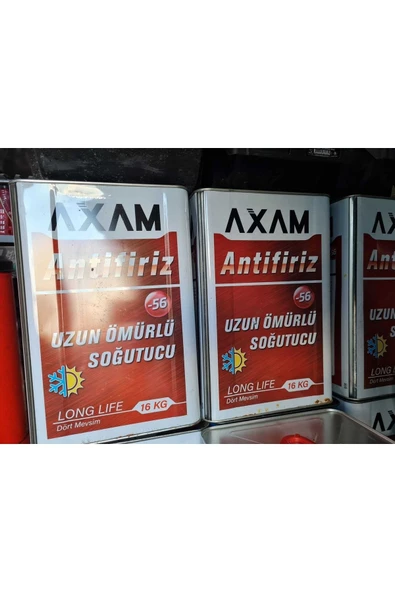 AXAM Kırmızı Antifriz 16 Kg Teneke - 2