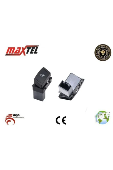Maxtel Cam Kaldırma Anahtarı Skoda Octavıa Iı (04-13) Skoda Yetı (5L7) (09-17) Tekli Sağ 1zd959856