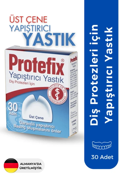 Protefix Diş Protezleri Için Üst Çene Yapıştırıcı Yastık 30 Adet