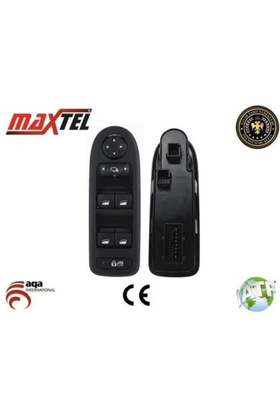 Maxtel Cam Anahtarı Sol Ayna Katlamalı 32 Pın 308 - 508 - 3008 - 5008 - C4 - C5 -18211049